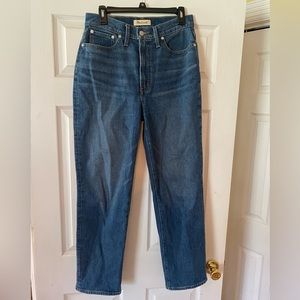 Madewell Perfect Vintage Straight Leg Jeans
